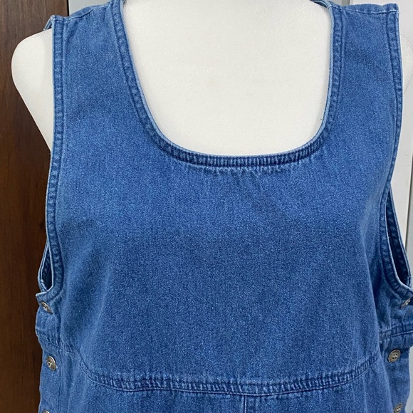 Casual Blue Denim Midi Dress - Picture 5 of 10